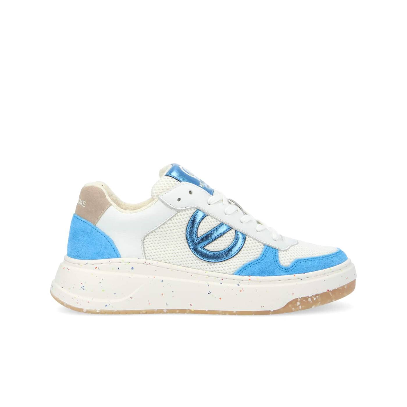 SNEAKER BRIDGET W - CAMOSCIO/SPARK/RIV - TURCHESE/BLU/BIANCO